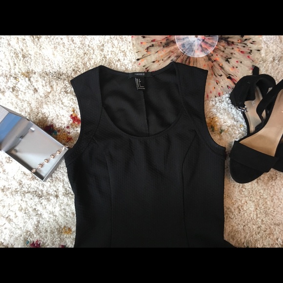 SOLD Forever 21 Little Black Dress LBD Small - Picture 3 of 8